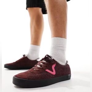 Vans Sport Low POP Brown Pink Burgundy Suede
Skateboard Sneakers